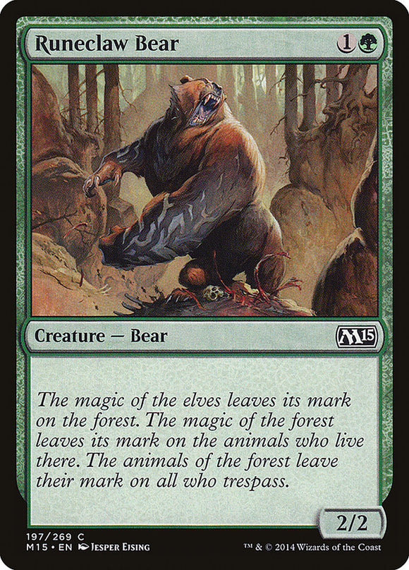 Oso garra de runas [Magic 2015] 