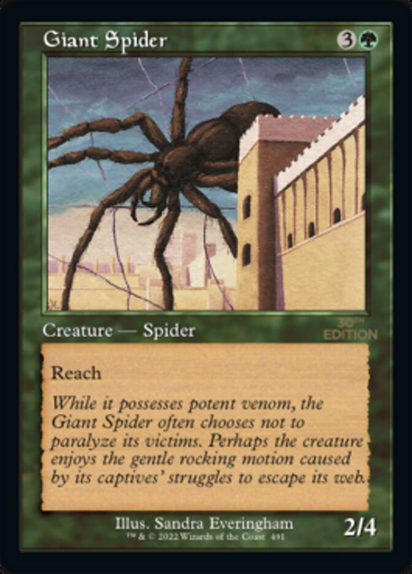 Araña gigante (retro) [Edición del 30.º aniversario] 