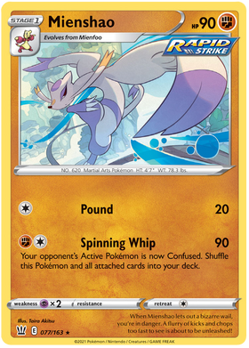 Mienshao (077/163) [Espada y escudo: estilos de batalla] 