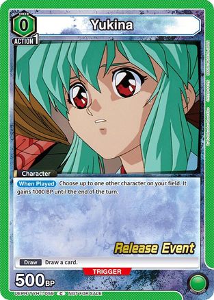 Yukina (059) (UEPR/YYH-1-059) - UE13BT Yu Yu Hakusho Ghost Files Release Event Cards