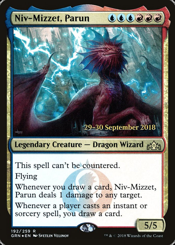 Niv-Mizzet, Parun [Promociones previas al lanzamiento de Gremios de Rávnica] 
