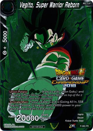 Vegito, Súper Guerrero Renacido (P-065) [Tarjetas de Promoción de Torneo] 