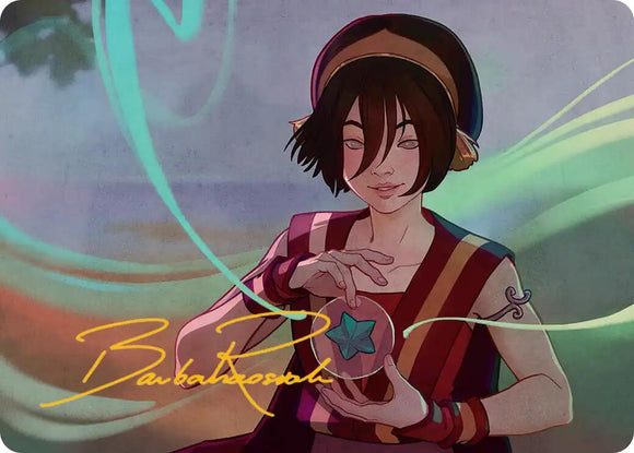 Toph, the First Metalbender Art Card (Gold-Stamped Signature) [Avatar: The Last Airbender Art Series]