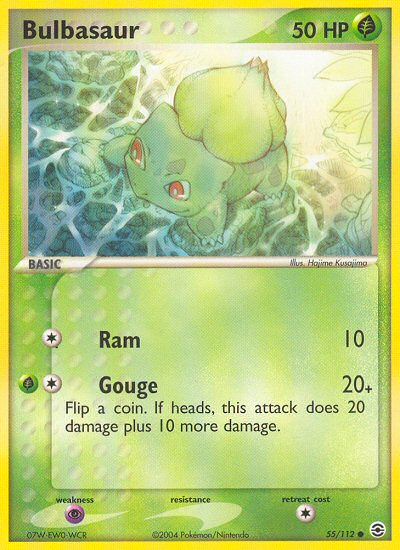 Bulbasaur (55/112) [EX: Rojo Fuego y Verde Hoja] 
