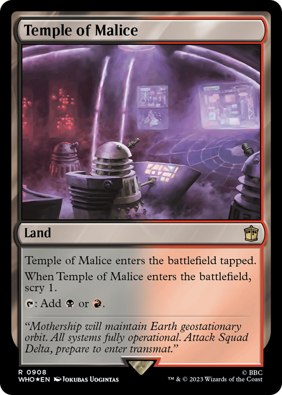 Templo de la malicia (Surge Foil) [Doctor Who] 