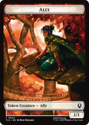 Ally (0004) // Clue (0015) Double-Sided Token [Avatar: The Last Airbender Tokens]-1