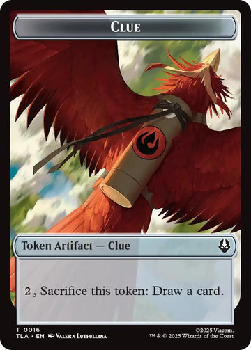 Ally (0008) // Clue (0016) Double-Sided Token [Avatar: The Last Airbender Tokens] - 0