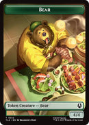 Bear // Food (0020) Double-Sided Token [Avatar: The Last Airbender Tokens]-1