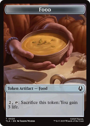 Bear // Food (0020) Double-Sided Token [Avatar: The Last Airbender Tokens] - 0