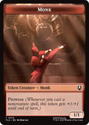 Monk // Clue (0017) Double-Sided Token [Avatar: The Last Airbender Tokens]-1