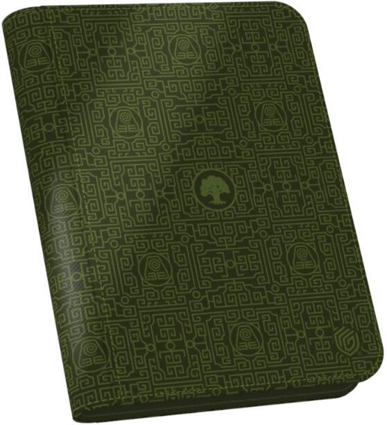 Magic: The Gathering Avatar: The Last Airbender Zipfolio 160 Xenoskin - Green Mana - Ultimate Guard Storage Album