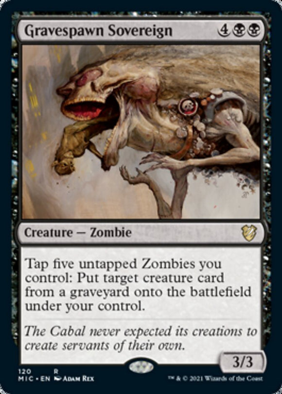 Soberano de los engendros de las tumbas [Comandante de Innistrad: Midnight Hunt] 