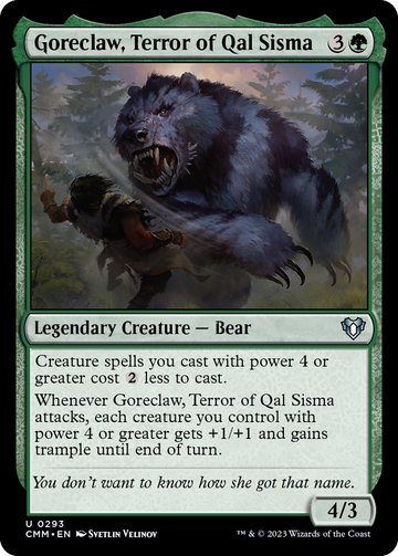 Goreclaw, el terror de Qal Sisma [Comandante Masters] 