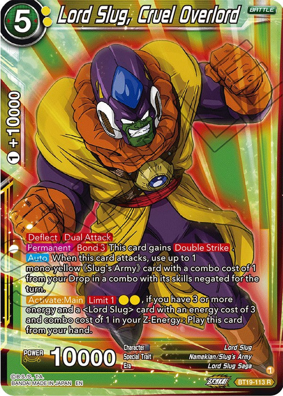 Lord Slug, cruel señor supremo (BT19-113) [Ambición del luchador] 
