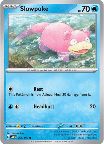Slowpoke (042/198) [Scarlet &amp; Violet: Conjunto básico] 