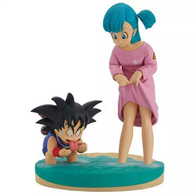 Son Goku and Bulma (Dragon History) Ichibansho Figure