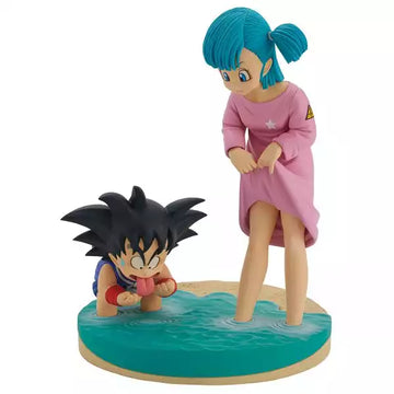 Son Goku and Bulma (Dragon History) Ichibansho Figure - 0