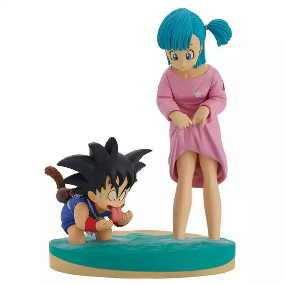 Son Goku and Bulma (Dragon History) Ichibansho Figure