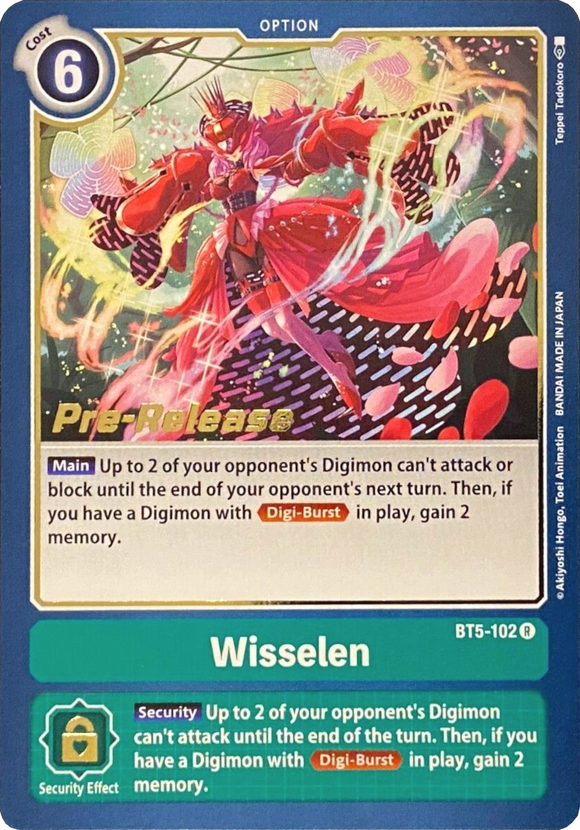 Wisselen [BT5-102] [Promociones previas al lanzamiento de Battle of Omni] 