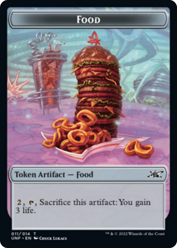 Zombie Employee // Food (011) Double-Sided Token [Unfinity Tokens] - 0