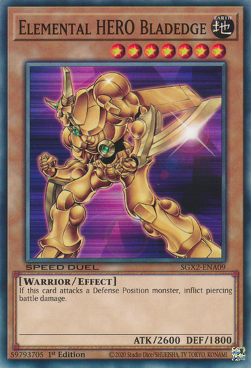Elemental HERO Bladedge [SGX2-ENA09] Common