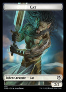 Rebel // Cat Double-Sided Token [Phyrexia: All Will Be One Tokens]-4