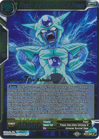 Frost, el camino al máximo poder (BT7-087_PR) [Promociones de prelanzamiento de El asalto de los Saiyans] 