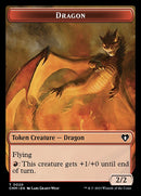 Eldrazi Scion // Dragon (0020) Double-Sided Token [Commander Masters Tokens]-2