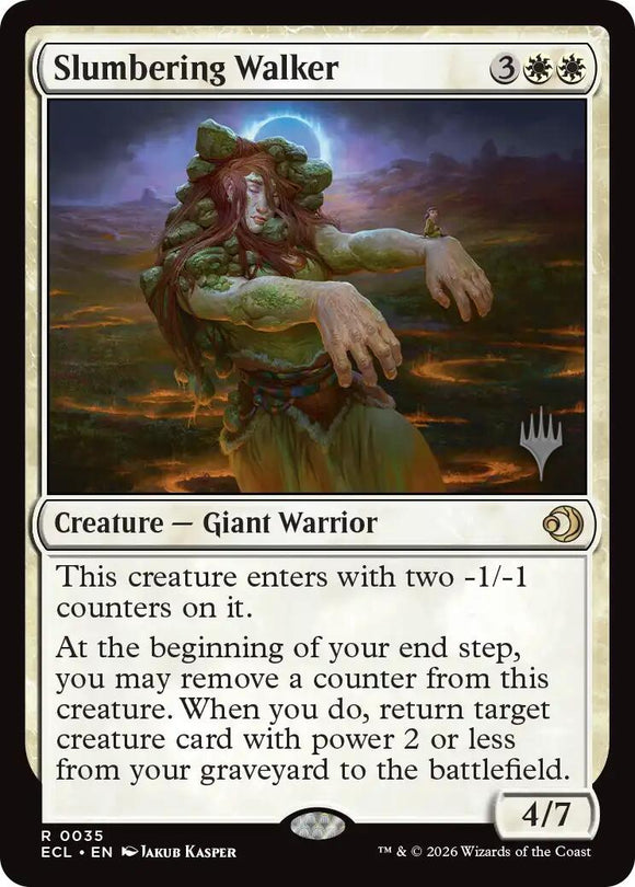Slumbering Walker [Lorwyn Eclipsed Promos]