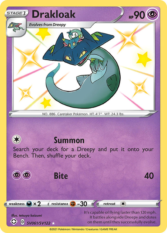 Draco Loco (SV061/SV122) [Espada y escudo: Destinos brillantes] 