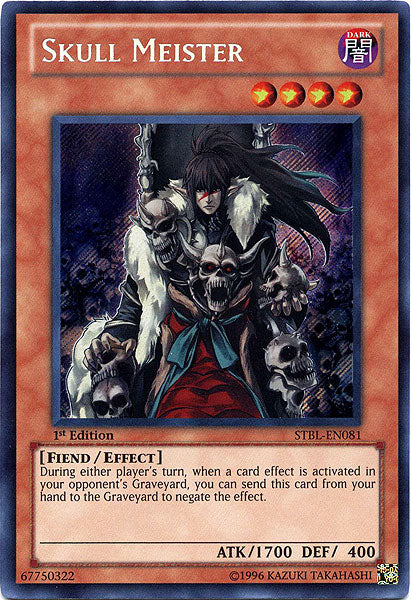 Skull Meister [STBL-EN081] Secreto Raro 
