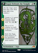 Jugan Defends the Temple // Remnant of the Rising Star [Kamigawa: Neon Dynasty]-1