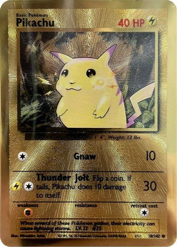 Pikachu (58/102) (Tarjeta metálica Celebraciones) [Celebraciones: 25.º aniversario] 