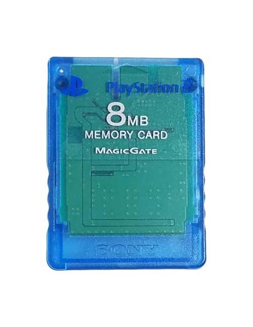 Red Fox Gaming - Hickory - 8MB Memory Card [Blue] - Video Game - Playstation 2