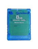Red Fox Gaming - Hickory - 8MB Memory Card [Blue] - Video Game - Playstation 2