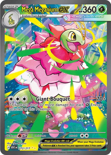 Mega Meganium ex (272/217) [Mega Evolution: Ascended Heroes]