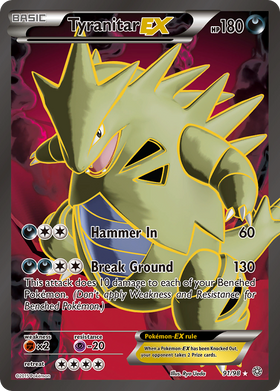 Tyranitar EX (91/98) [XY: Orígenes antiguos] 