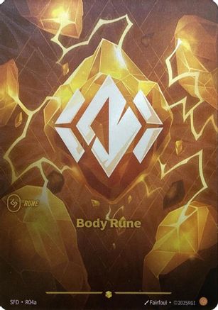 Body Rune (Alternate Art) (R04a) - Spiritforged Foil