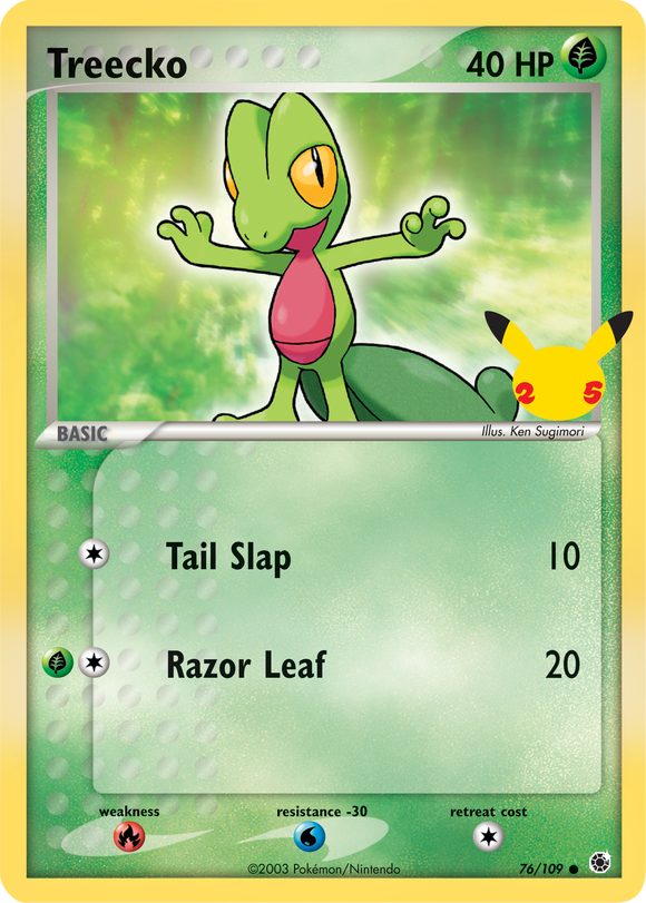 Treecko (76/109) [Paquete del primer compañero] 