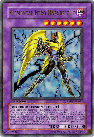 Héroe elemental Darkbright [TAEV-EN042] Ultra raro 