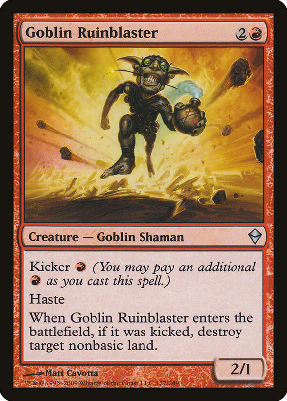 Goblin destructor de ruinas [Zendikar] 