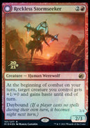 Reckless Stormseeker // Storm-Charged Slasher [Innistrad: Midnight Hunt Prerelease Promos]-1