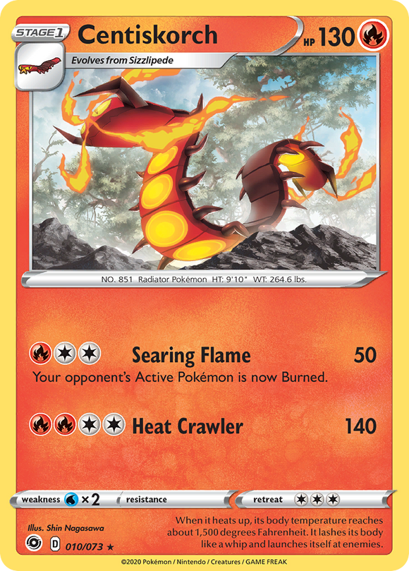 Centiskorch (010/073) [Espada y escudo: Camino del campeón] 