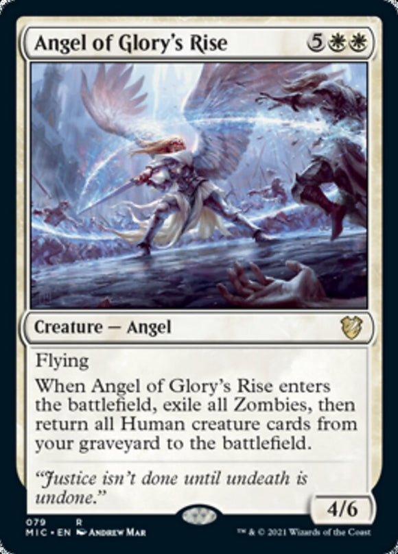 El ascenso del ángel de la gloria [Innistrad: Comandante de Midnight Hunt] 