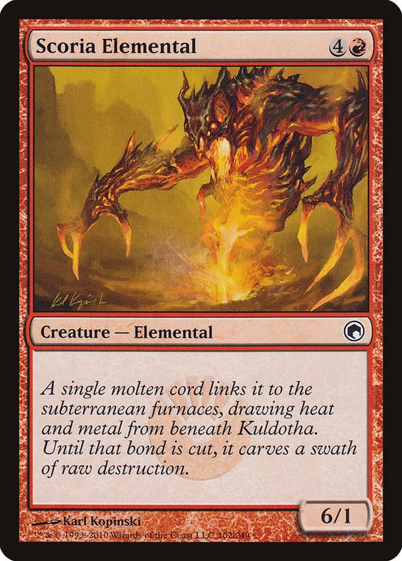 Elemental de escoria [Cicatrices de Mirrodin] 