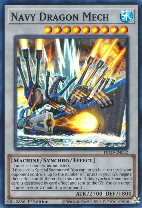 Dragón Mech de la Marina [DIFO-EN082] Super Raro 