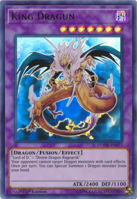 Rey Dragun [DUOV-EN077] Ultra Raro 