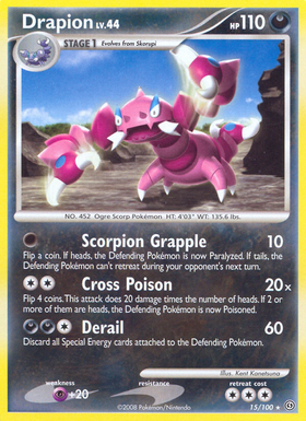 Drapion (15/100) [Diamante y Perla: Frente Tormentoso] 