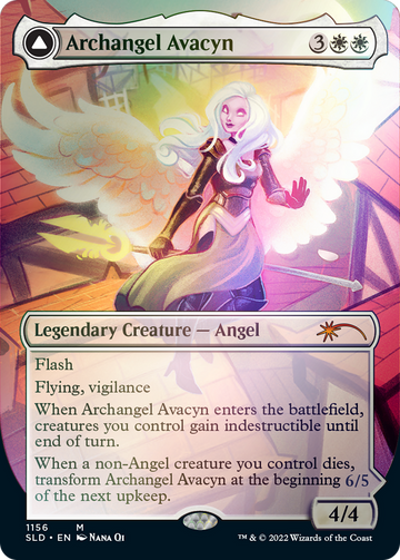 Archangel Avacyn // Avacyn, the Purifier (Borderless) [Secret Lair: From Cute to Brute] - 0