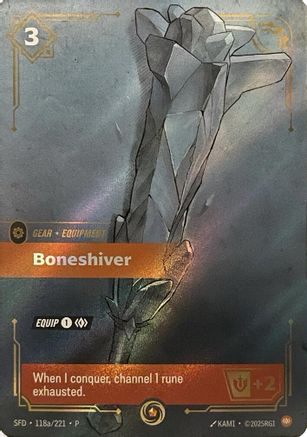 Boneshiver (118a/221) - Riftbound Organized Play Promotional Cards Foil